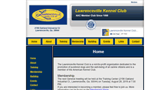 Desktop Screenshot of lawrencevillekennelclub.org